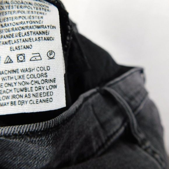 Free People Frayed Skinny Jeans Black 27 - Picture 10 of 10